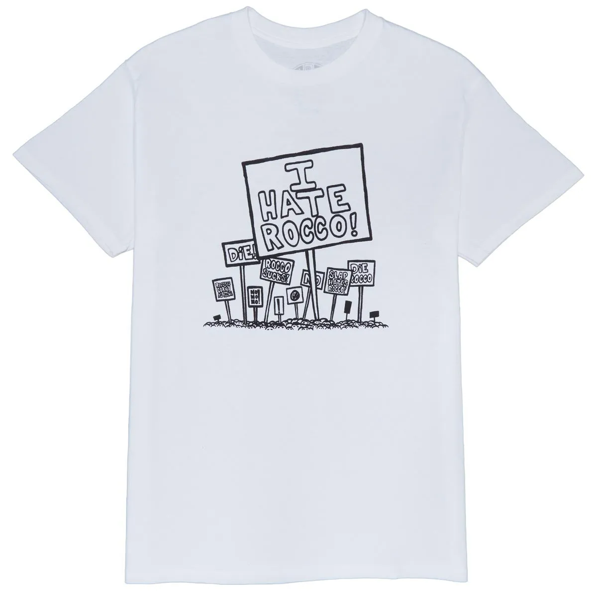 Heritage I Hate Rocco T-Shirt - White Shampoo Puzzles