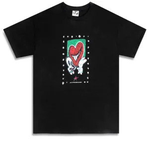 High-Quality Clothing Limosine Heart Throb T-Shirt - Black Hardware