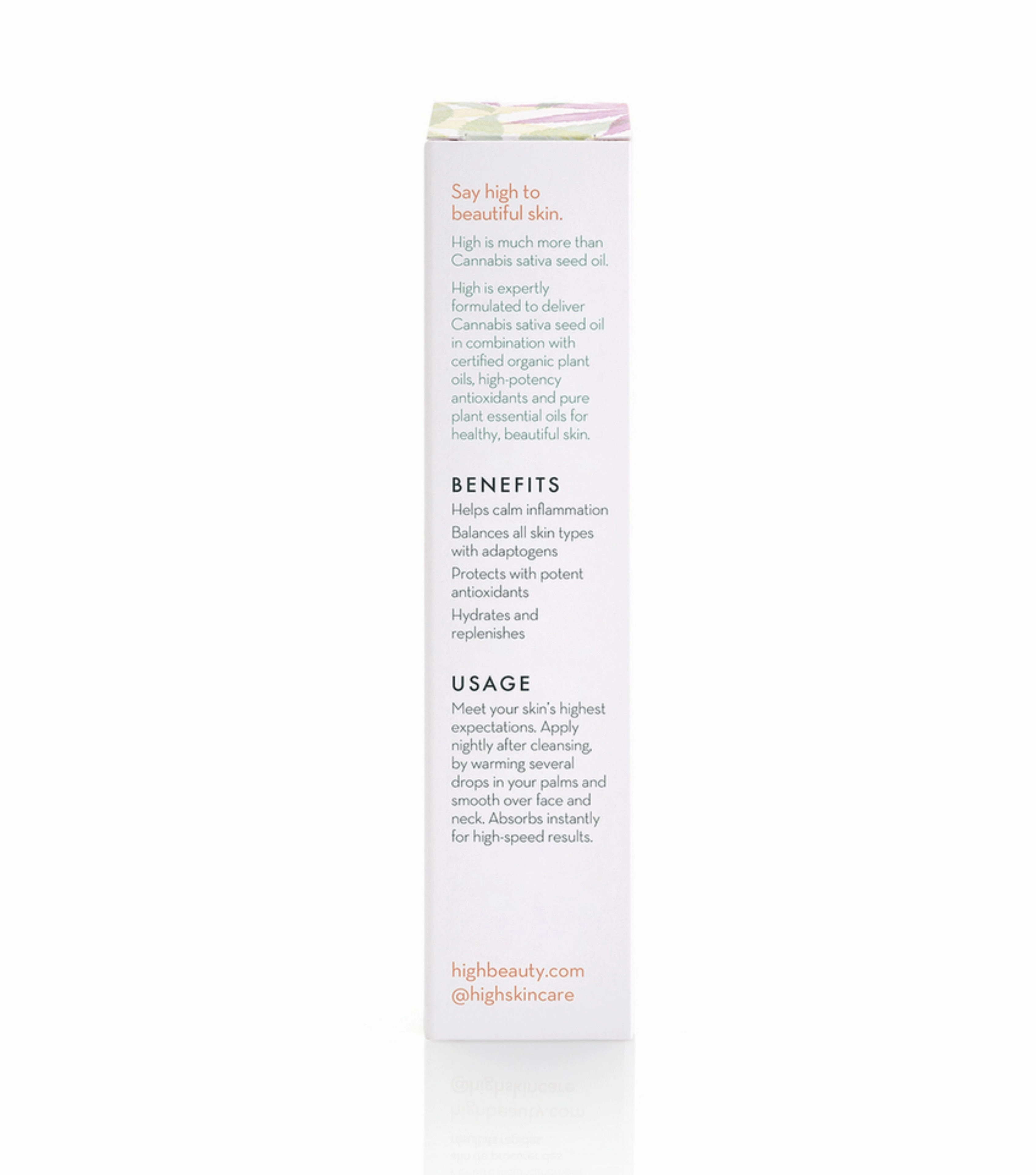 High Beauty High Expectations Cannabis Facial Oil 1 fl oz