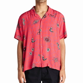 Hiking Boots Deus Ex Machina Vibrant Virus Shirt - Strawberry Conditioner