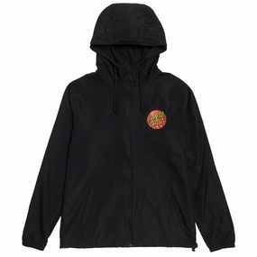 Hockey Cards Santa Cruz Cruz Windbreaker Jacket - Black Comics
