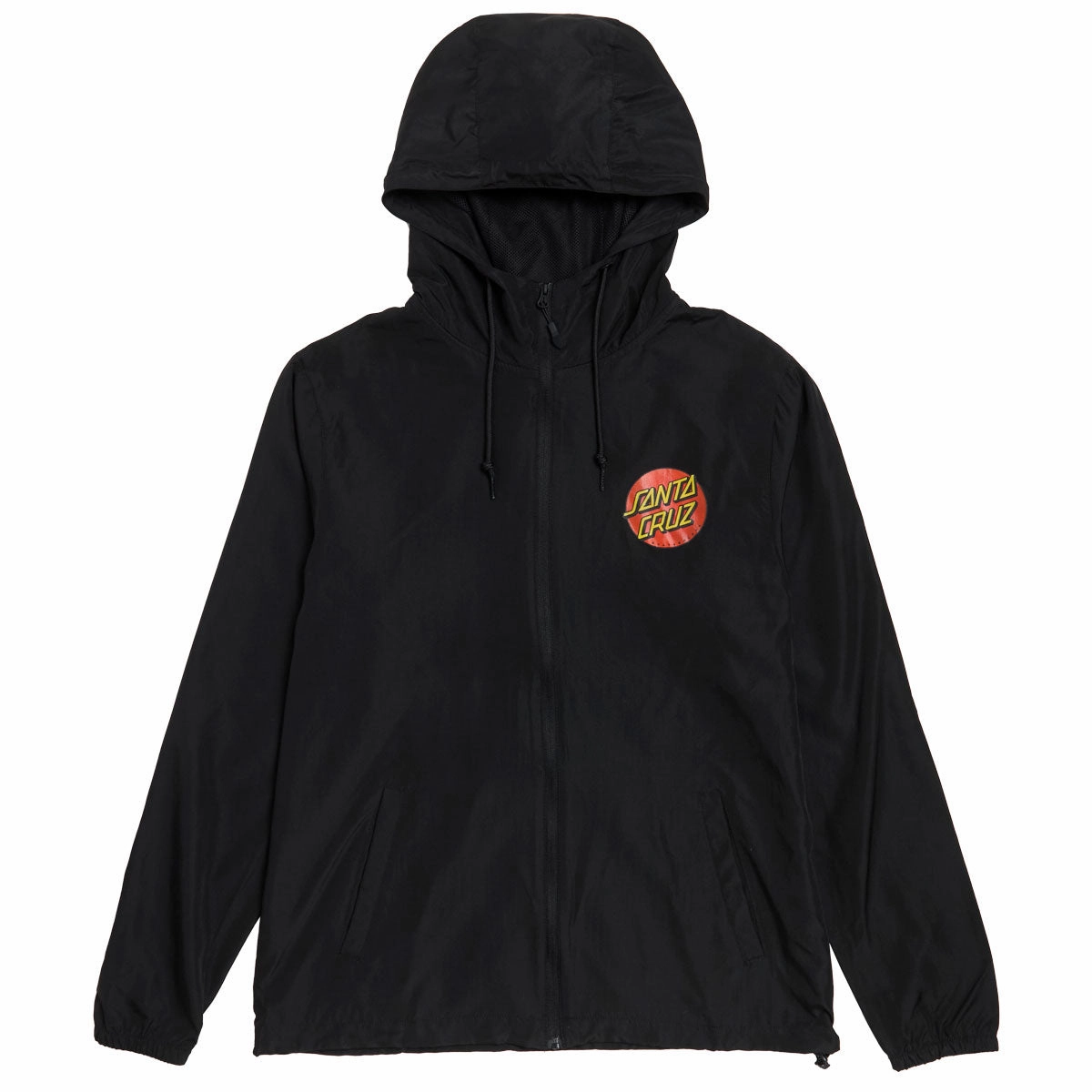 Hockey Cards Santa Cruz Cruz Windbreaker Jacket - Black Comics