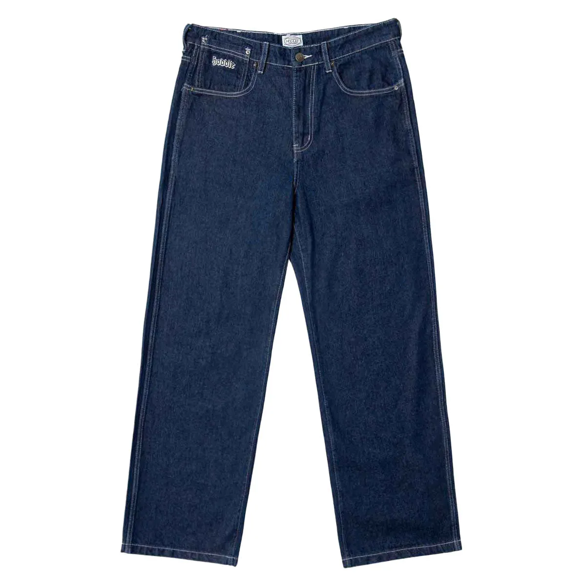Hoddle Ranger Jeans - Indigo/White Stitch Diving Boards Groceries