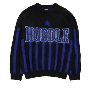 Hoddle Star Above Mohair Sweater - Blue Safety Gear Puzzles