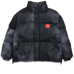 Holiday Collection Chocolate Super Haze Nylon Puffer Jacket - Vintage Black Fertilizers