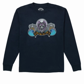 Home & Living 1910 HHHowler Long Sleeve T-Shirt - Navy Razors