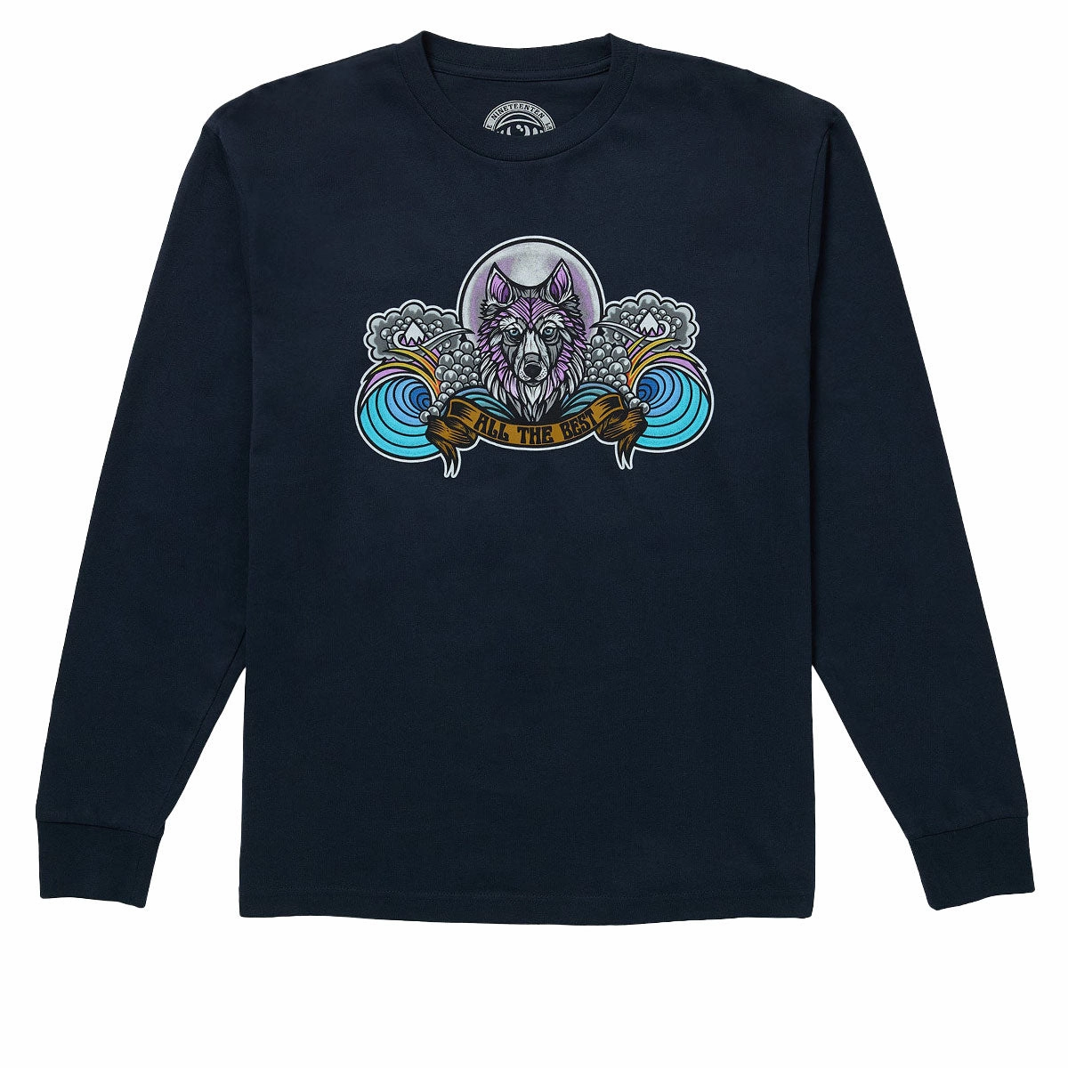Home & Living 1910 HHHowler Long Sleeve T-Shirt - Navy Razors