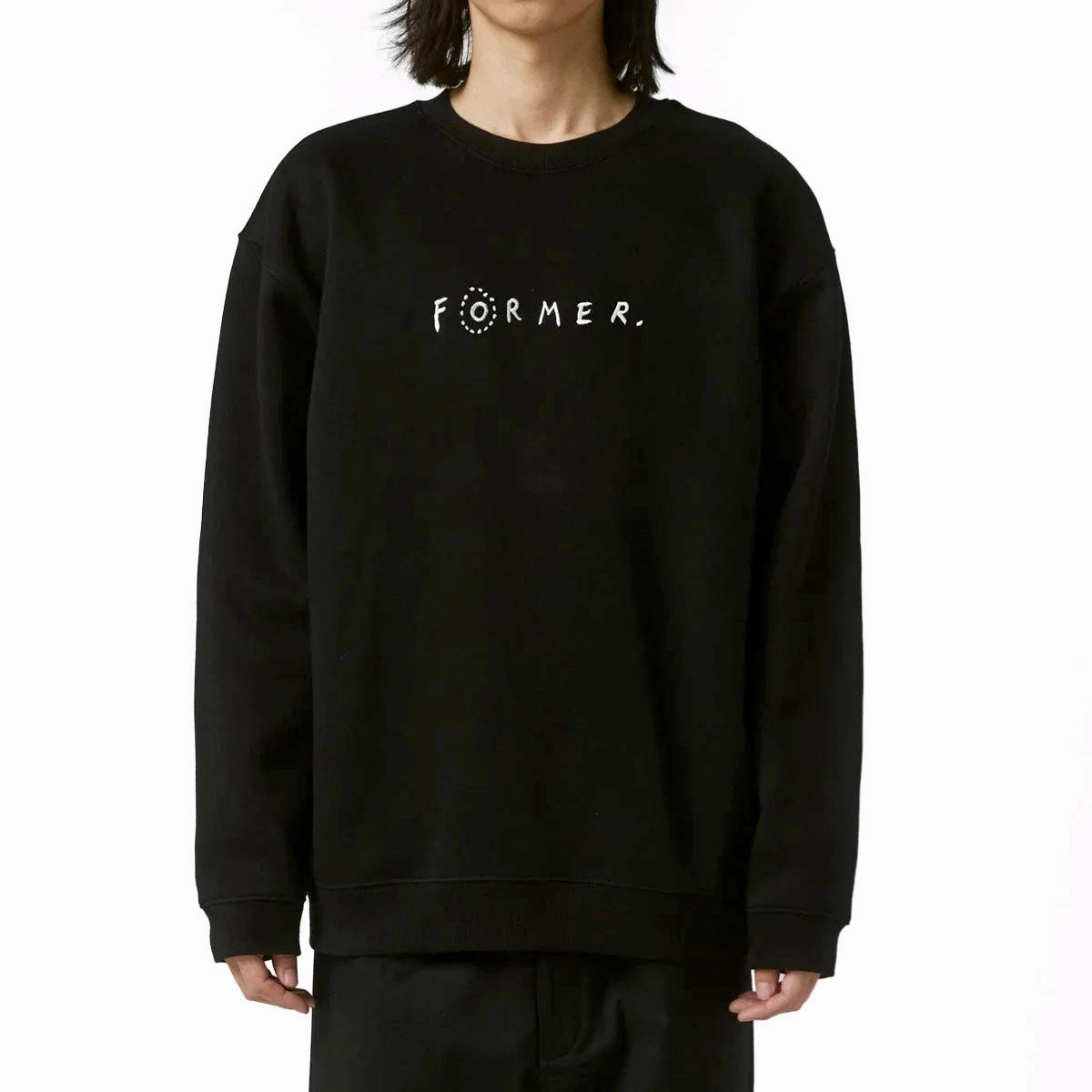 Home & Living Former Skittish Crew Sweatshirt - Black Travel Bags