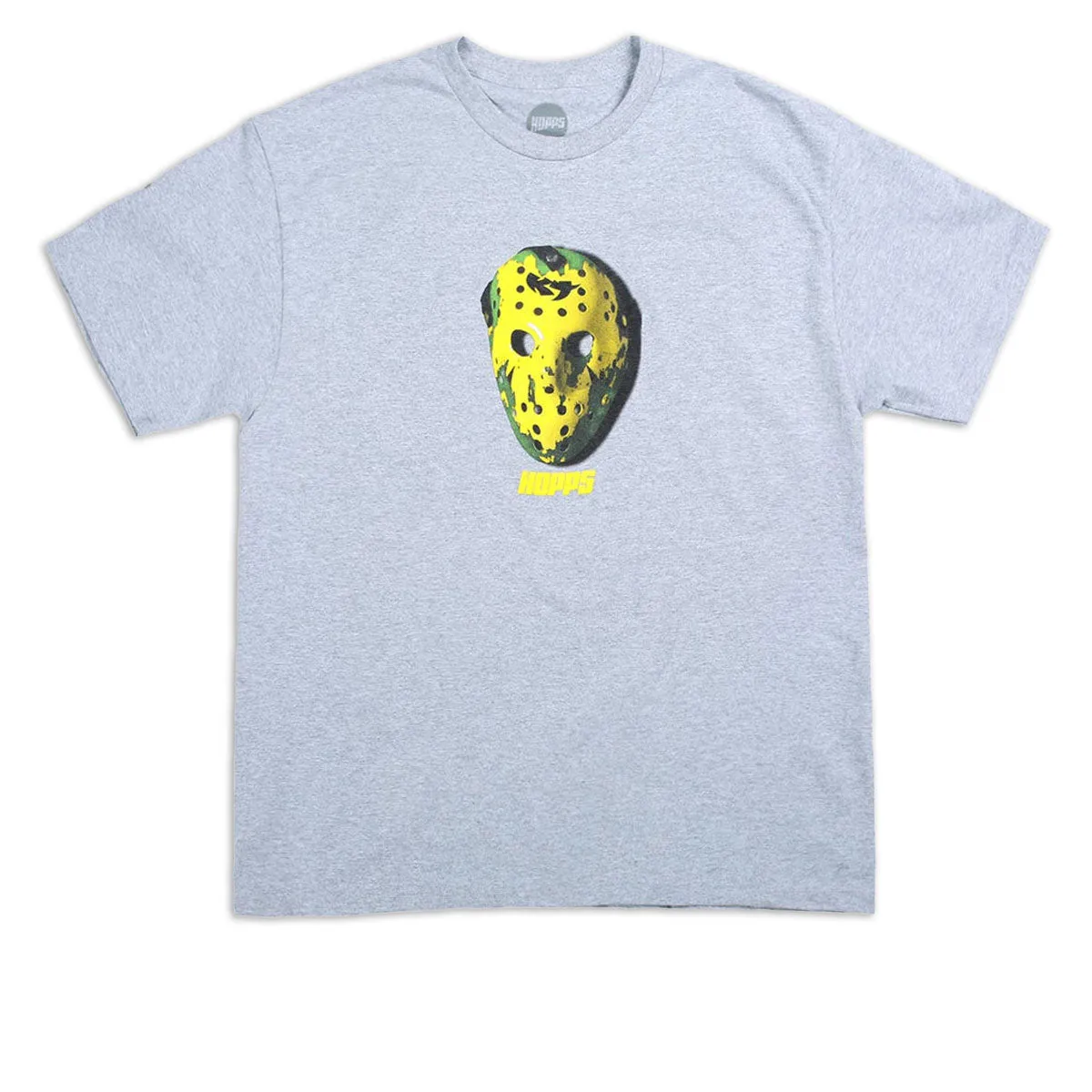 Hopps Battle Mask T-Shirt - Heather Grey Yu-Gi-Oh! Football Cards