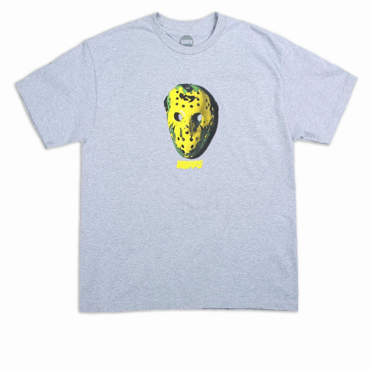 Hopps Battle Mask T-Shirt - Heather Grey Yu-Gi-Oh! Football Cards
