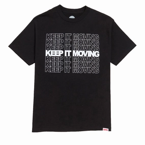Hopps Keep It Moving T-Shirt - Black Beachwear Activewear