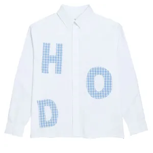 Hotel Amenities Hoddle Melange Long Sleeve Shirt - White Gift Wrapping