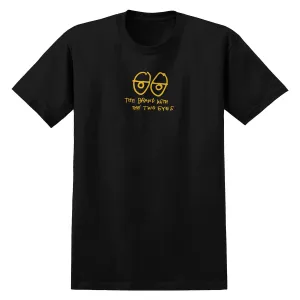 Household Cleaning Krooked Two Eyes T-Shirt - Black/Yellow Blu-rays