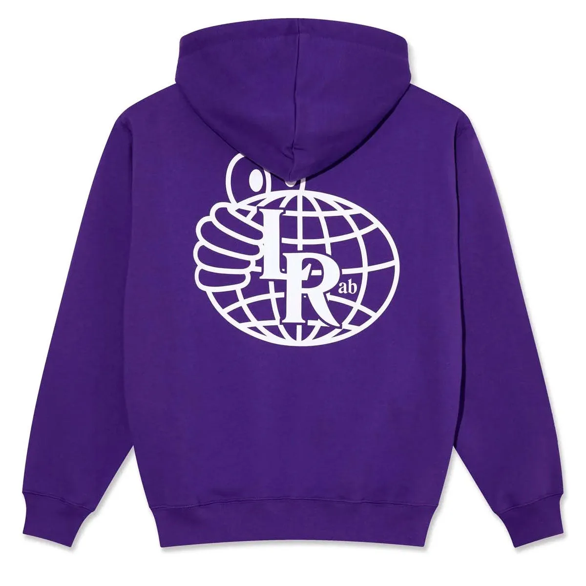 Household Cleaning Last Resort AB Atlas Monogram Hoodie - Heliotrope/White Protein Powder