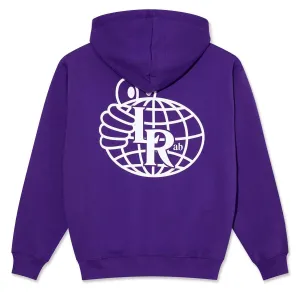 Household Cleaning Last Resort AB Atlas Monogram Hoodie - Heliotrope/White Protein Powder