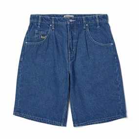 Household Cleaning HUF Cromer Shorts - Stone Wash Indigo Vinyl Records