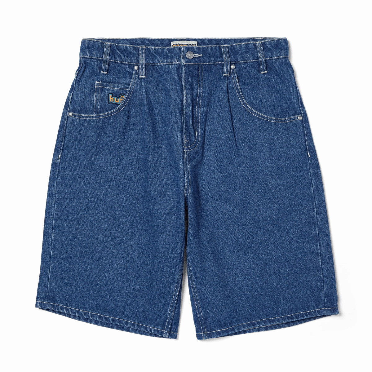 Household Cleaning HUF Cromer Shorts - Stone Wash Indigo Vinyl Records