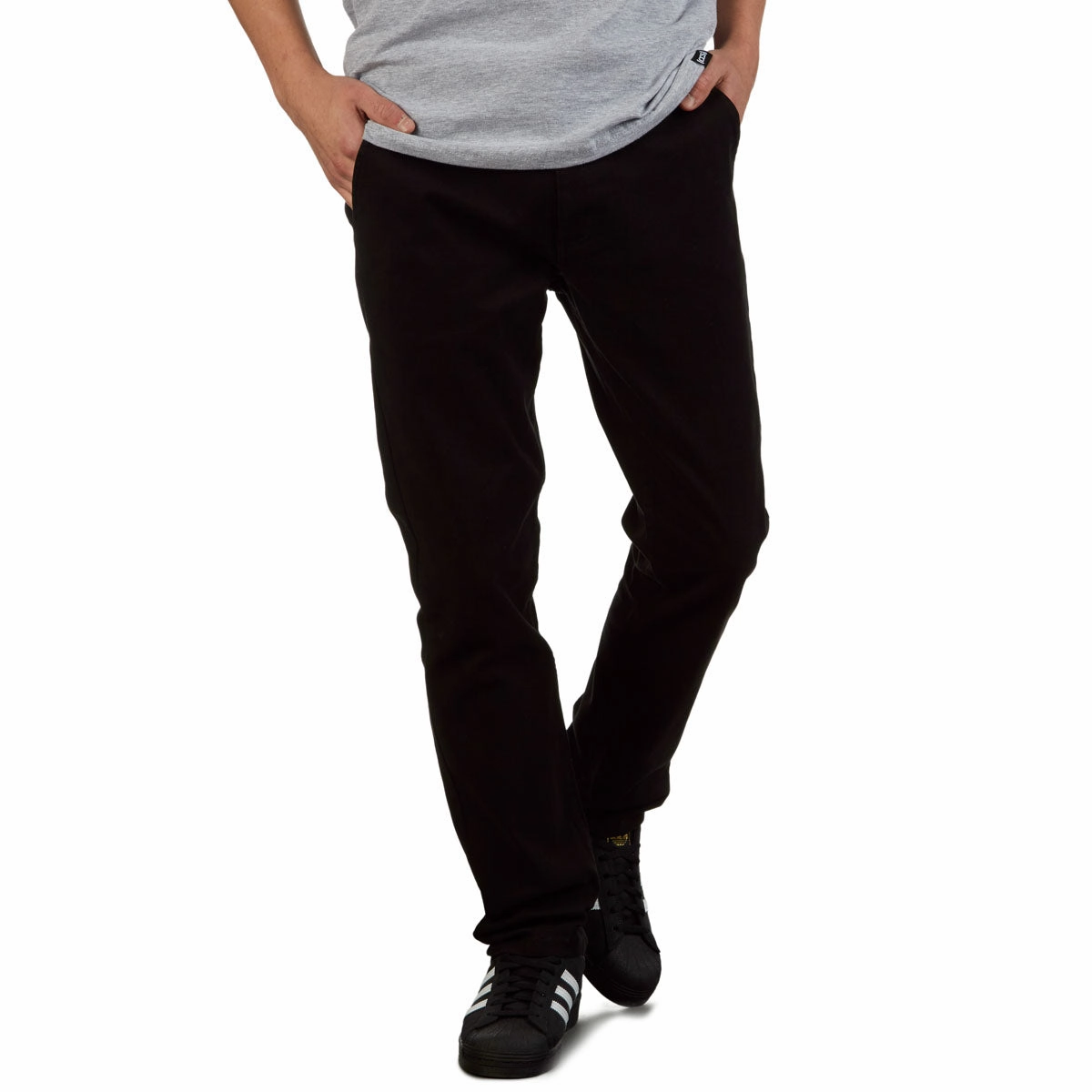 How to Style CCS Straight Stretch Chino Pants - Black Storage Solutions