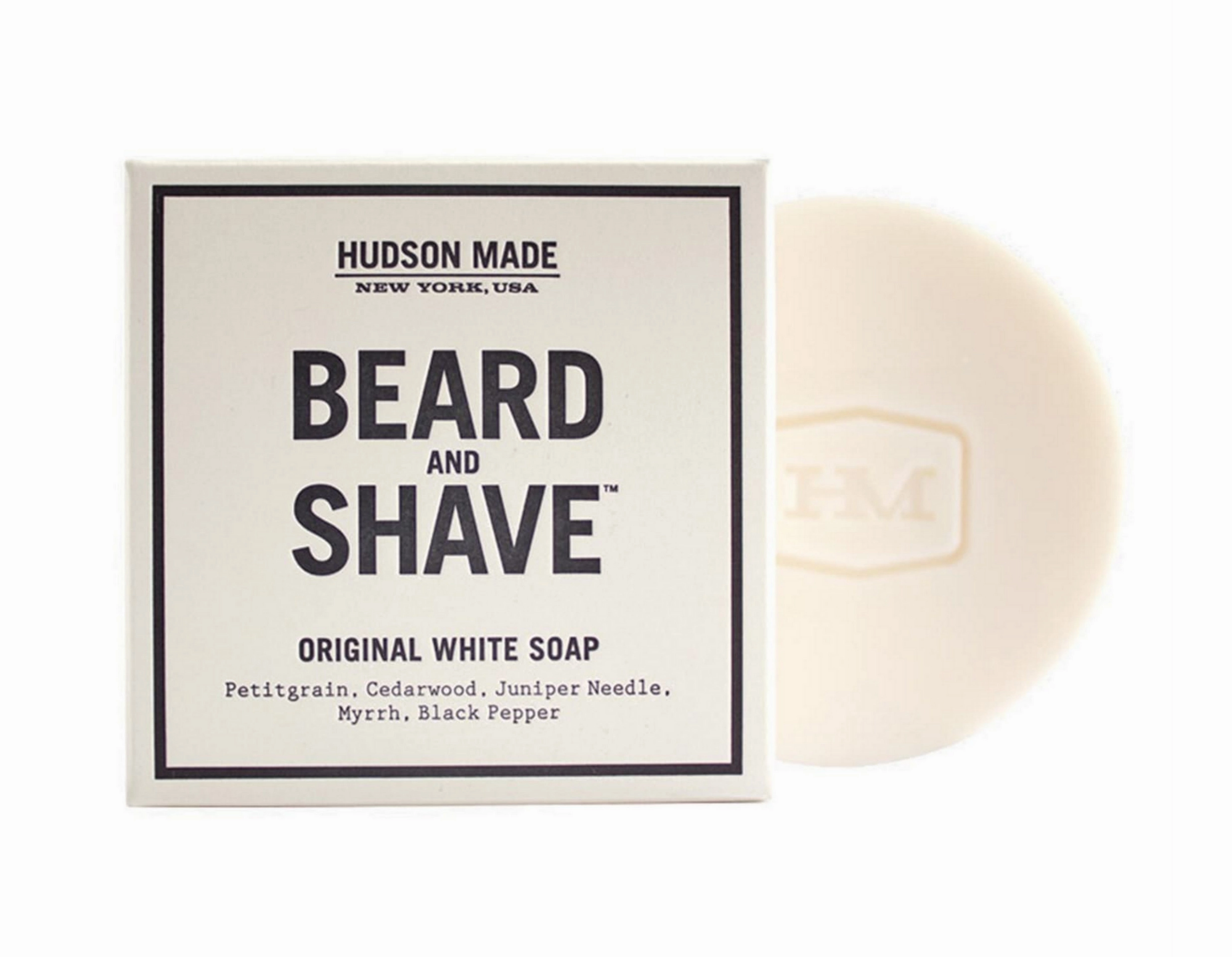 Hudson Made - Beard & Shave Soap (Original White)