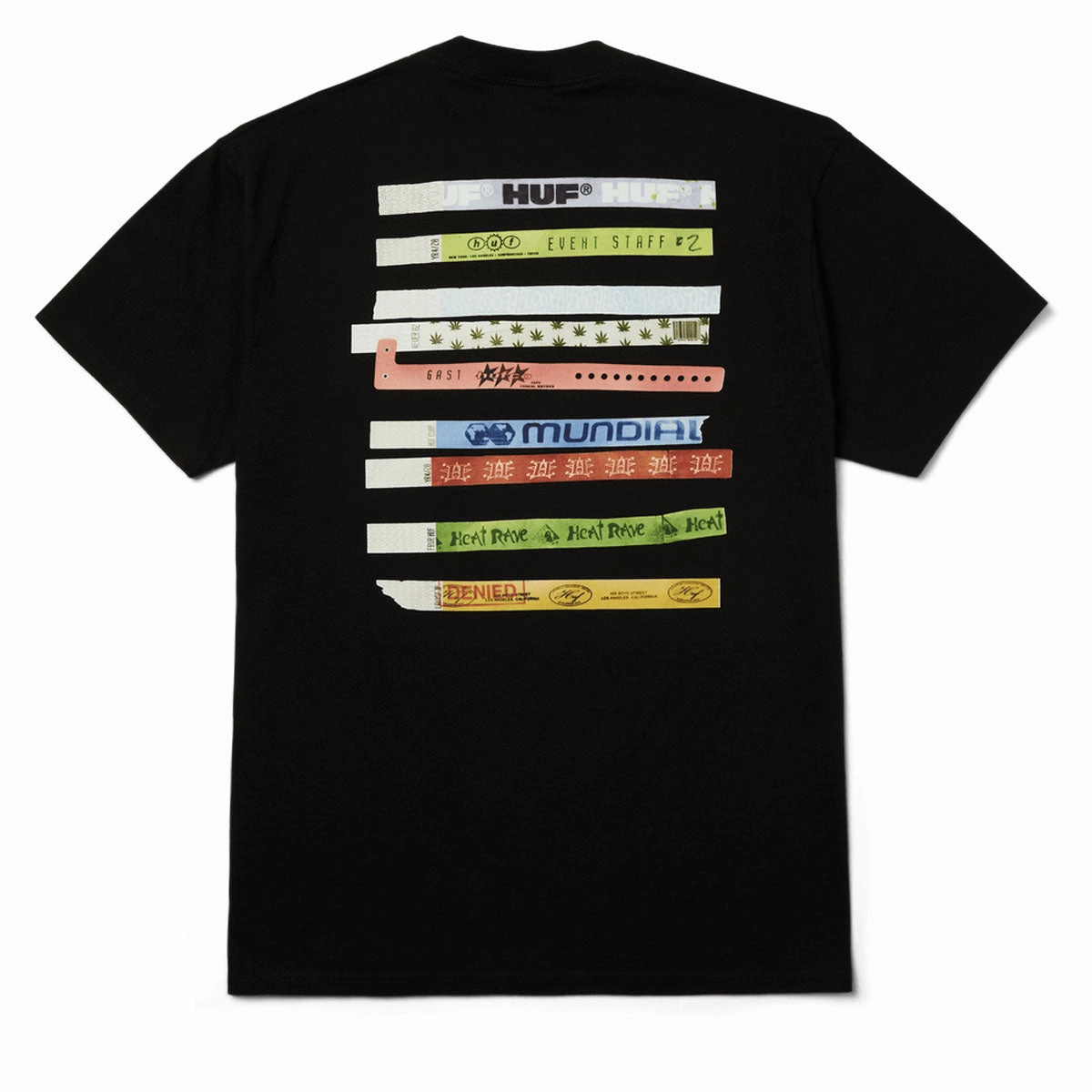 HUF Admission T-Shirt - Black Trading Cards Beauty Tools