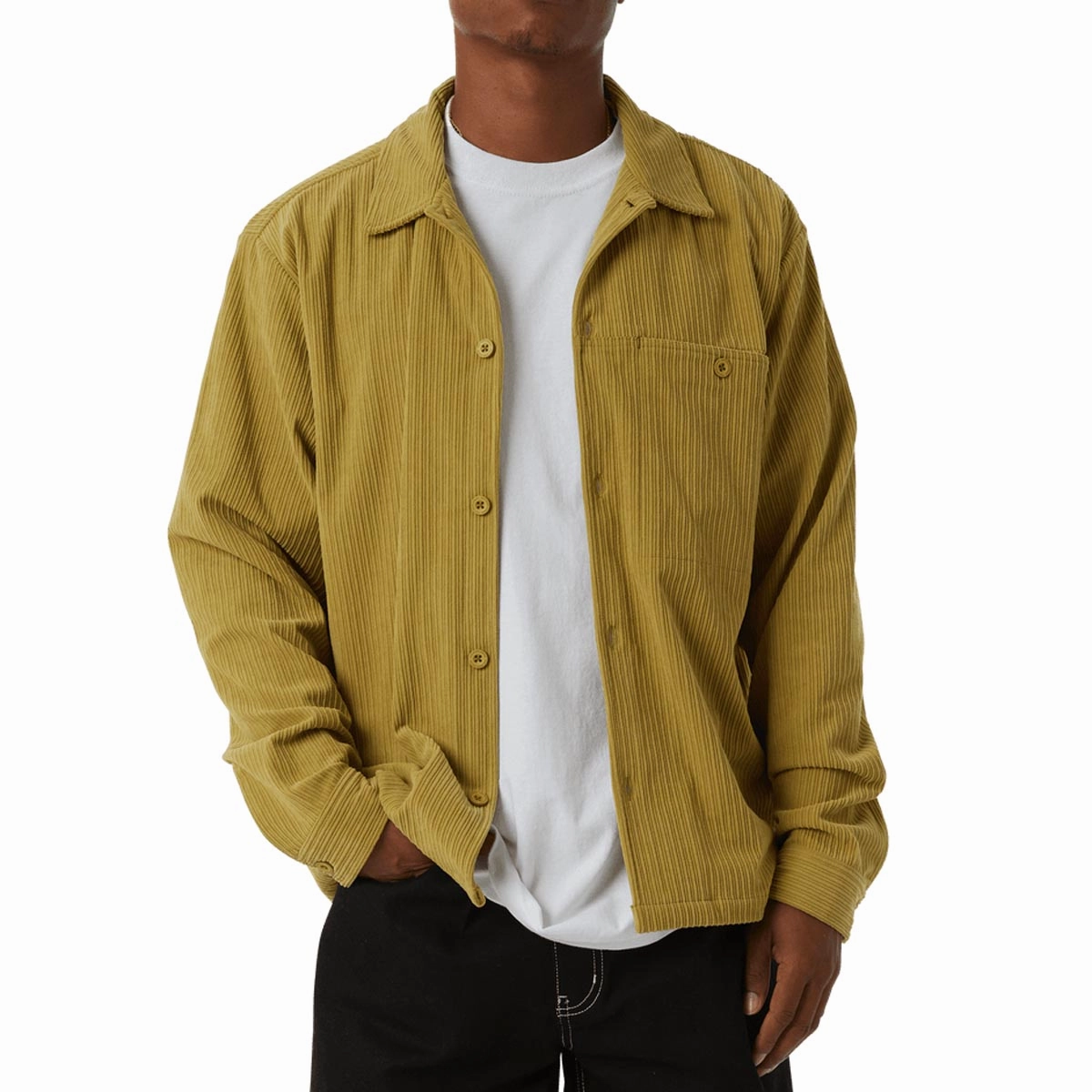 HUF Co Corduroy Over Shirt - Cactus Soap Customizable