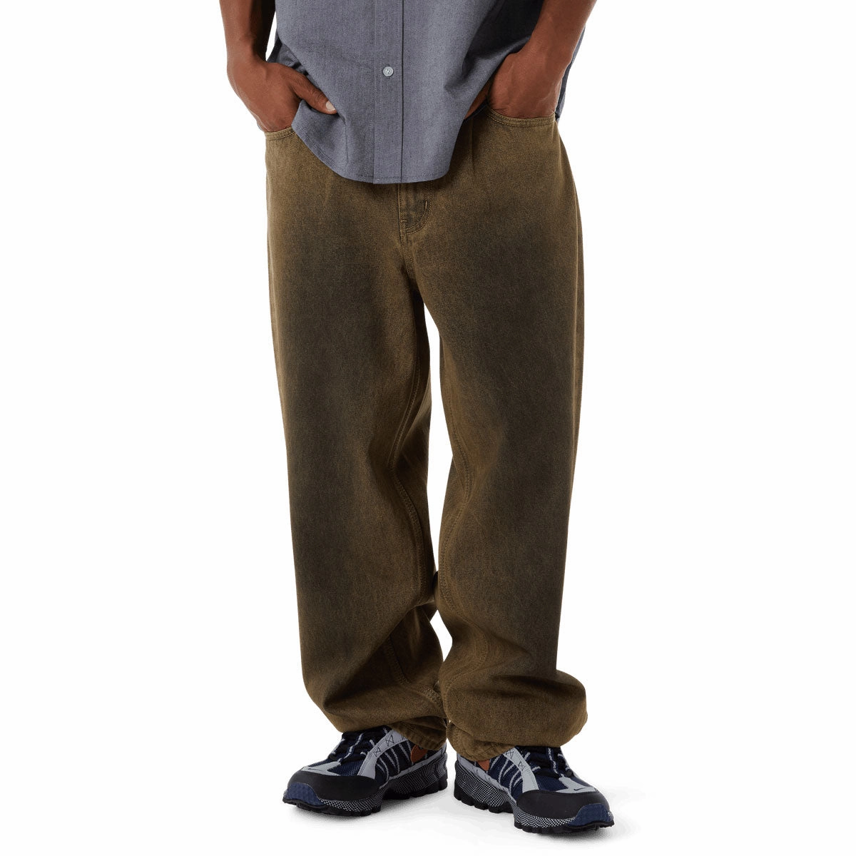 HUF Cromer Washed Jeans - Burnt Blue TV Shows Plants