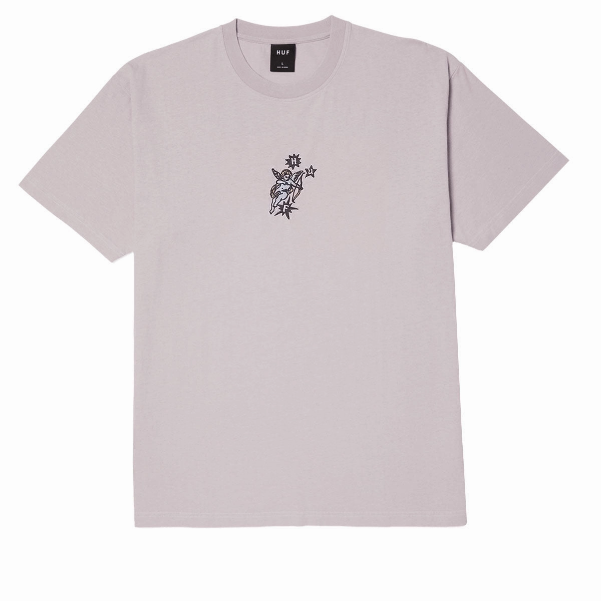 HUF Cupid Washed T-Shirt - Dust Purple Casual Wear Vegan