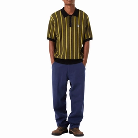 HUF Mason Pants - Navy Music Hockey Cards