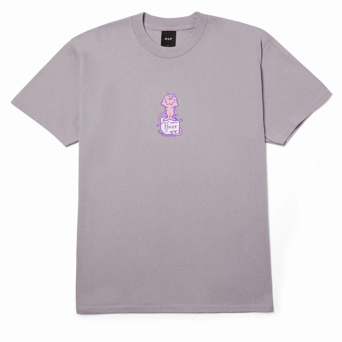 HUF Melt T-Shirt - Dust Purple Building Materials Printed Apparel