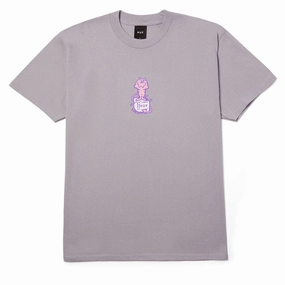 HUF Melt T-Shirt - Dust Purple Building Materials Printed Apparel