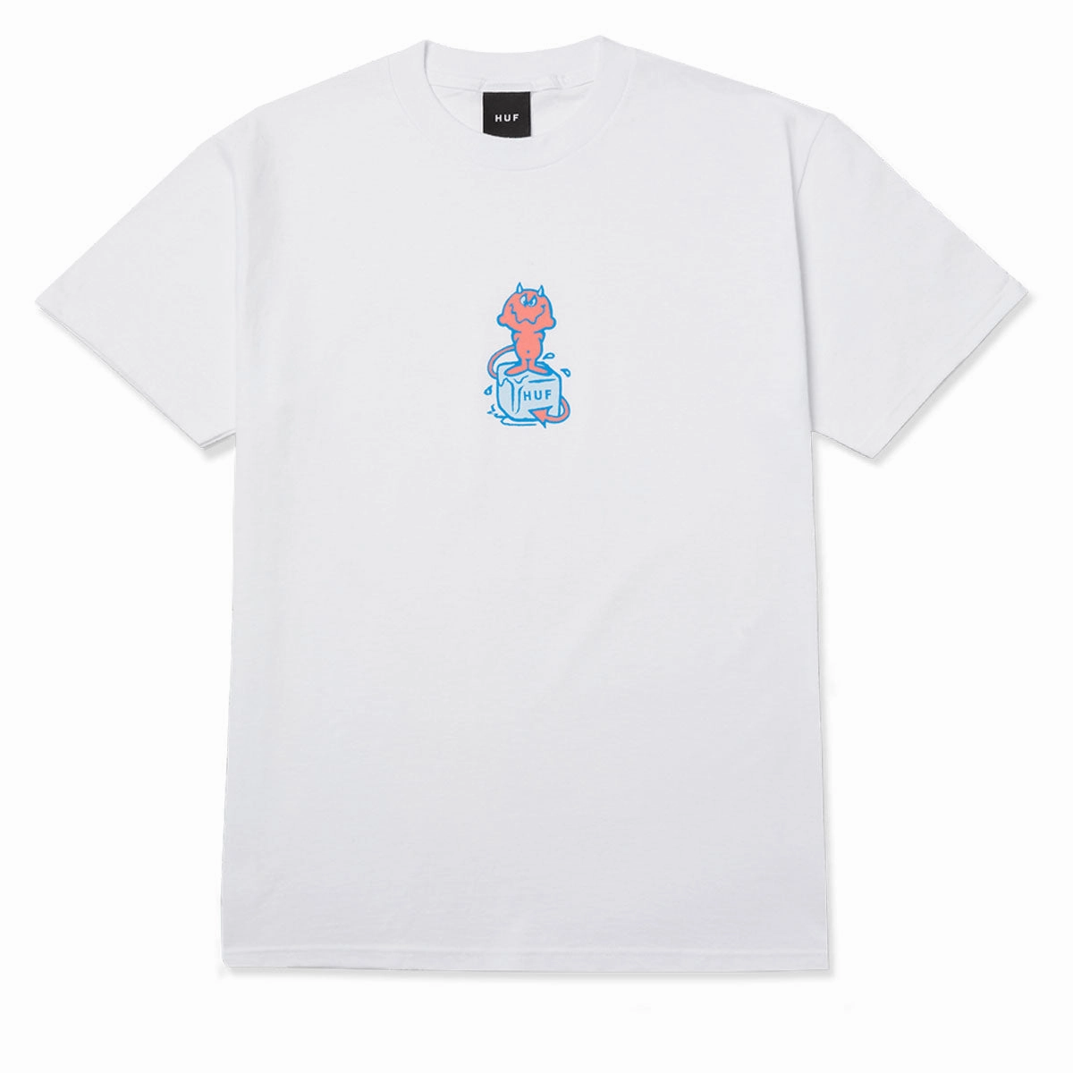 HUF Melt T-Shirt - White Modern Fashion Decals
