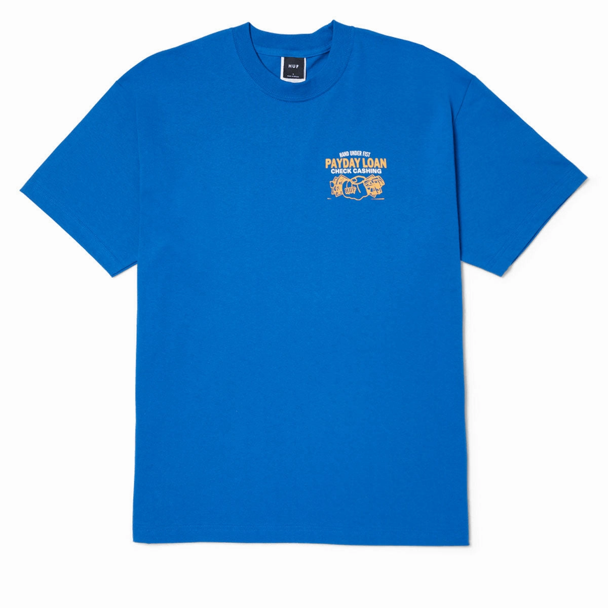 HUF Pay Day T-Shirt - Cobalt Blue Fashion Collection Ratings