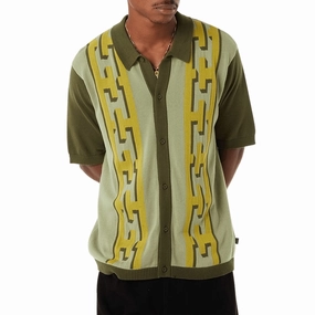 HUF Pillar Knit Sweater - Moss Laptop Bags Training Gear