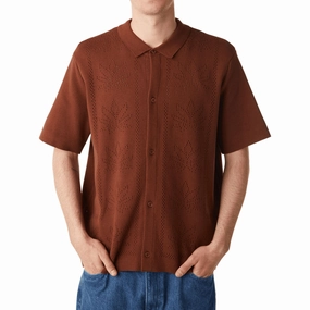 HUF Plantlife Perforated Knit Shirt - Sierra Exercise Equipment Makeup Removers