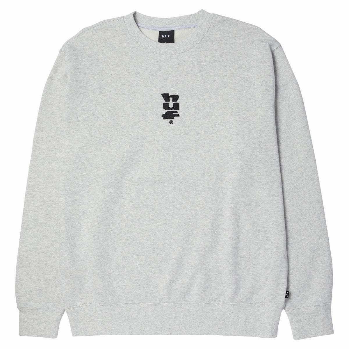HUF Set Megablast Crewneck Sweatshirt - Ash Restaurant Equipment Games