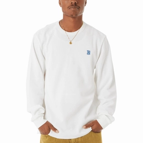 HUF Shrader Long Sleeve Thermal Shirt - White Model Kits Lunch Boxes
