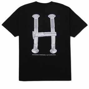 Huf x Bronze 56k H Bolts Tt T-Shirt - Black BBQ Grills Stationery