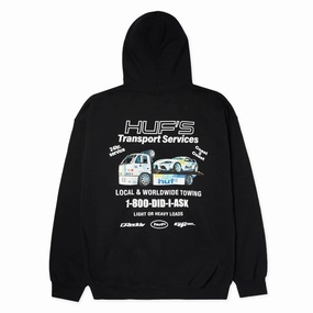 HUF x Greddy Tow Hoodie - Black Belts Hot Tubs