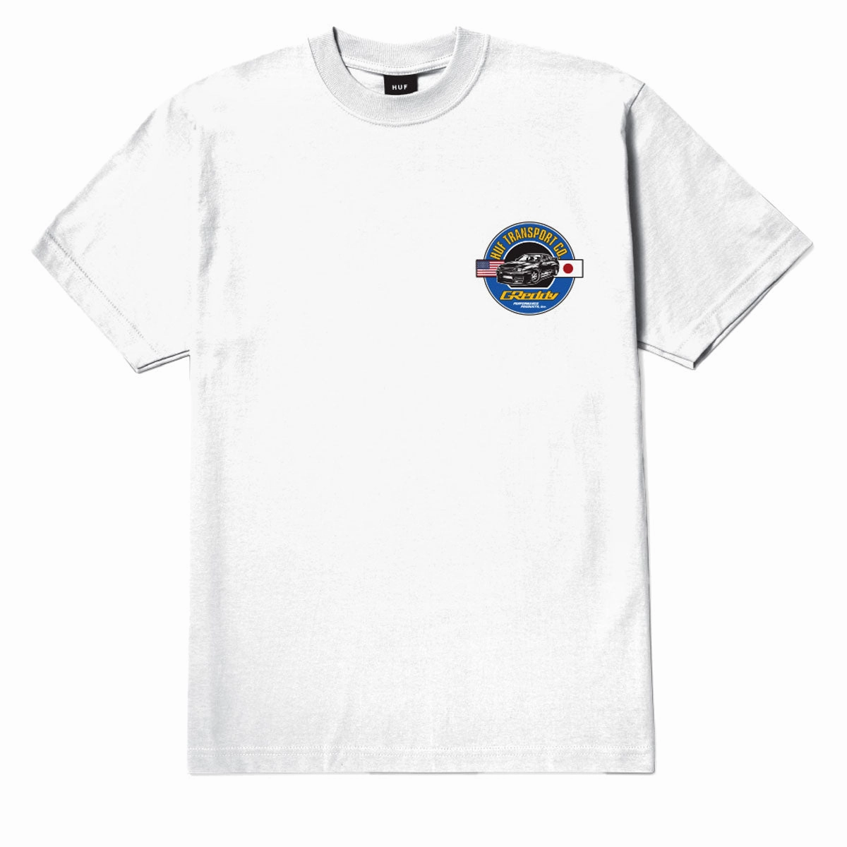 HUF x Greddy Transport T-Shirt - White Video Games Hardware