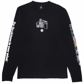Huf x Kodak Inner Vision Long Sleeve T-Shirt - Black Hotel Amenities Trailer Parts