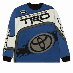 Huf x Toyota Grandstand Long Sleeve Jersey - Blue Blu-rays Furniture