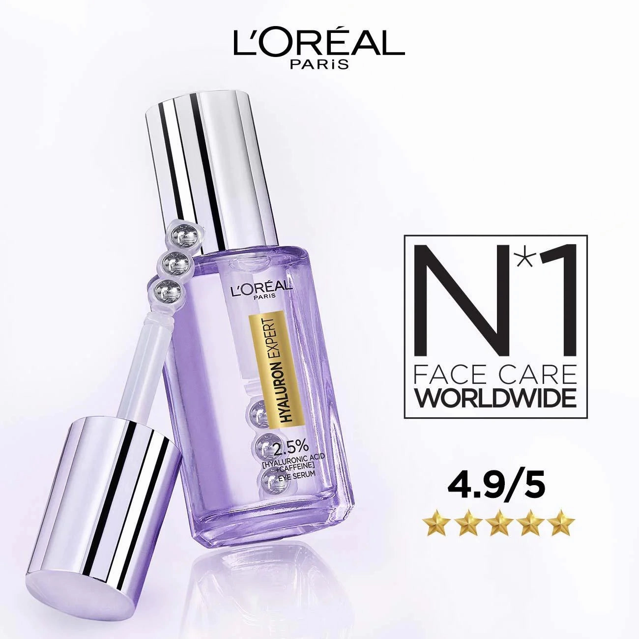 Hyaluron Expert Eye Serum with 2.5% Hyaluronic Acid & Caffeine