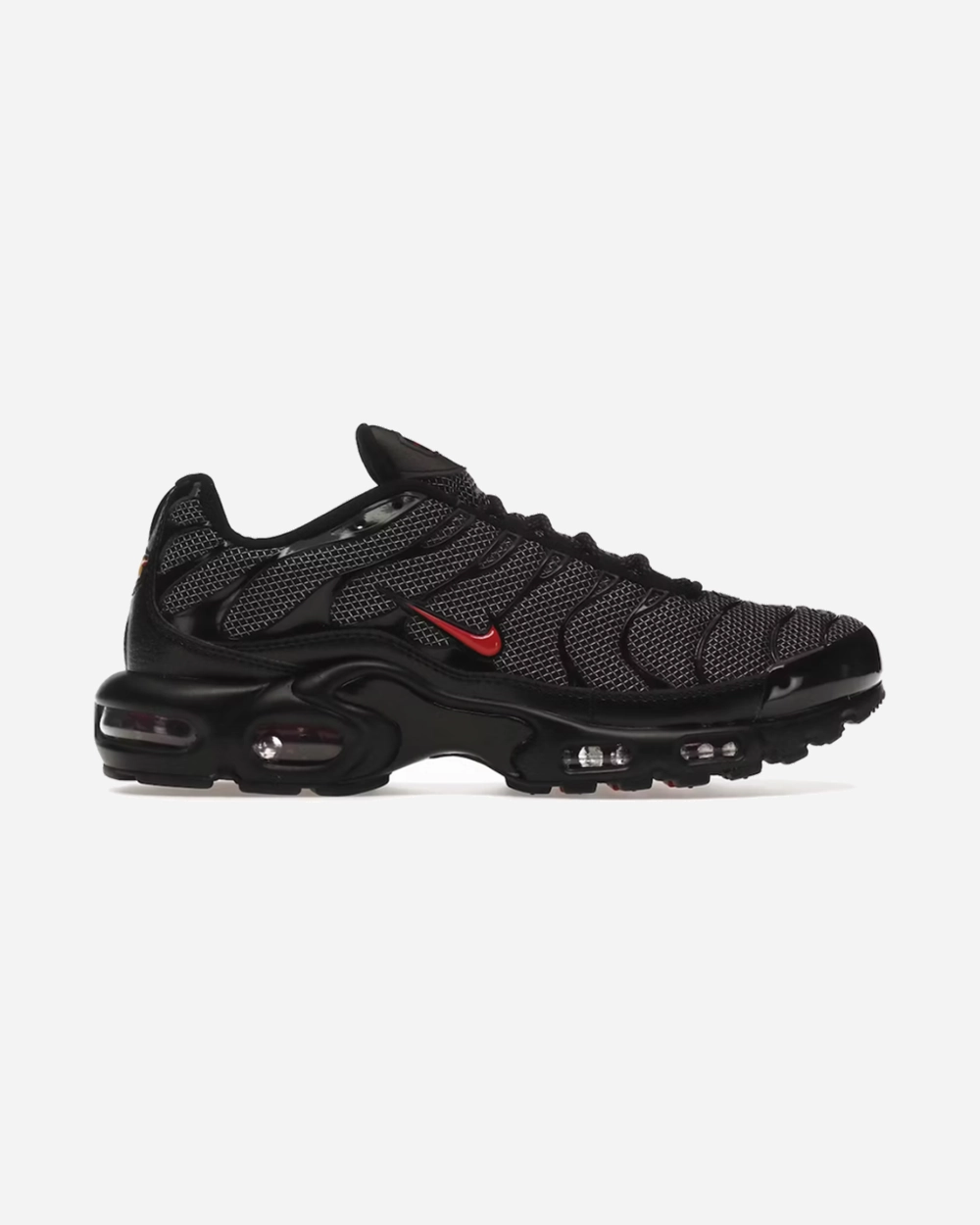 NIKE AIR MAX PLUS TN METAL MESH BLACK RED Walking Ease