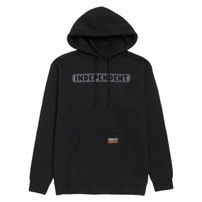 Independent Bar Logo Reflective Hoodie - Black/Reflective Decor Paper Products