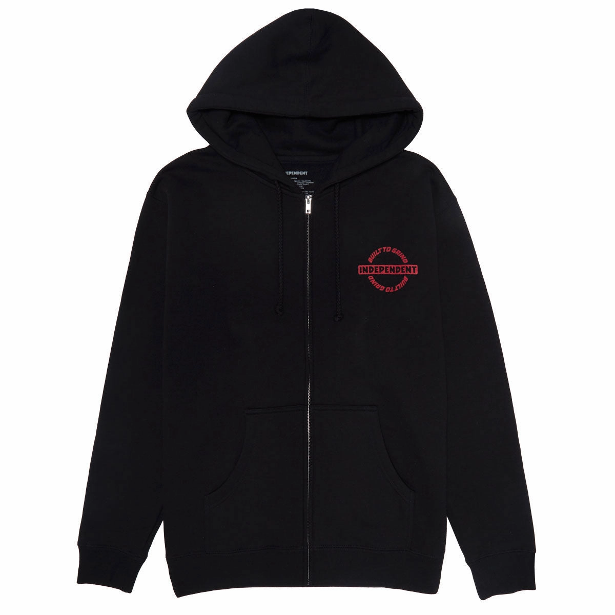 Independent Bar-rier Zip Hoodie - Black Makeup Removers Fashion Trends