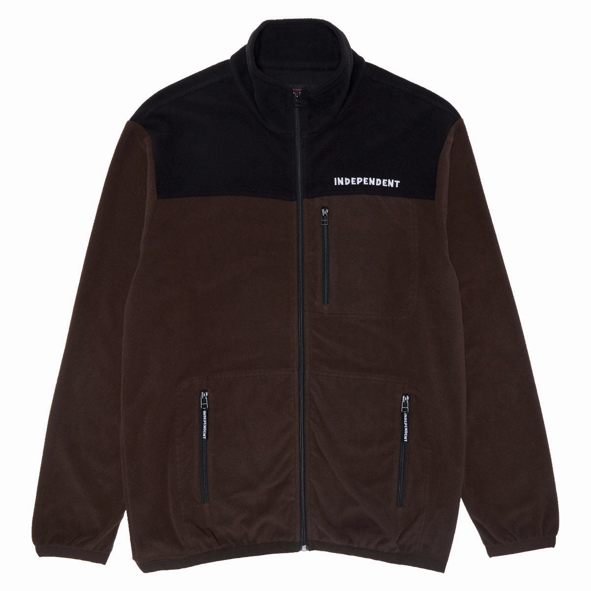 Independent BTG Fleece Jacket - Dark Brown/Black Aviation Language Learning