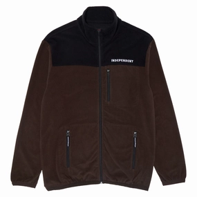 Independent BTG Fleece Jacket - Dark Brown/Black Aviation Language Learning