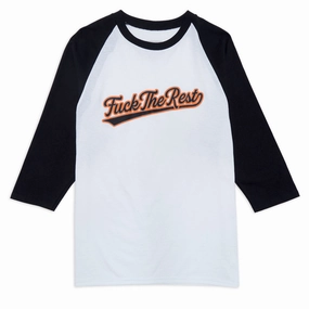 Independent FTR Team 3/4 Sleeve T-Shirt - White/Black Watches Budget-Friendly