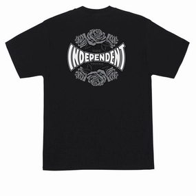 Independent Rose Span T-Shirt - Black Sustainable Fashion Magic: The Gathering