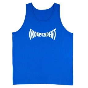 Independent Span Tank Top - Royal How to Style Packaging Materials